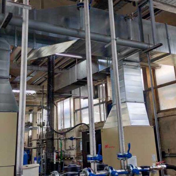 Solutions en ventilation dans l'industrie : Réalisation d'un réseau de gaines pour un compresseur