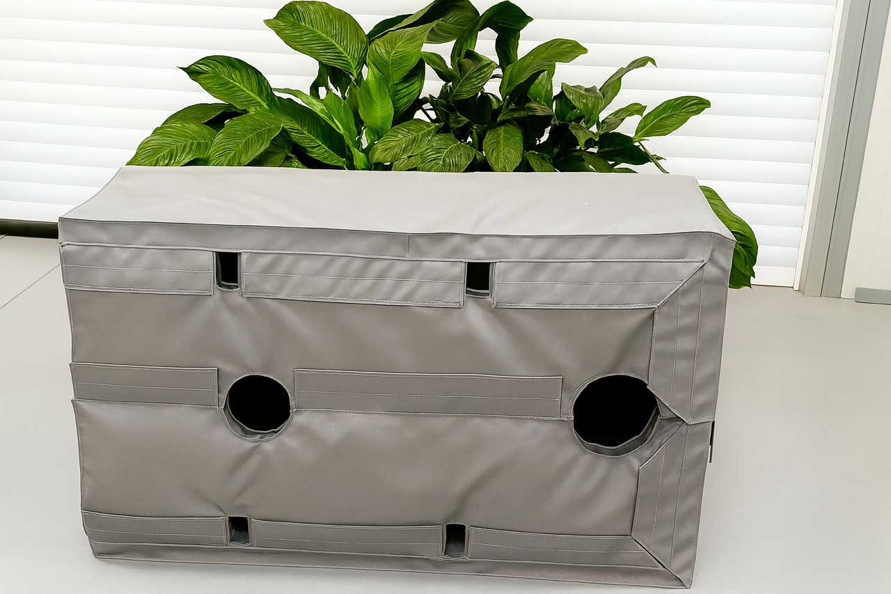 You are currently viewing Nos dernières réalisations – Matelas isolant sur une pompe