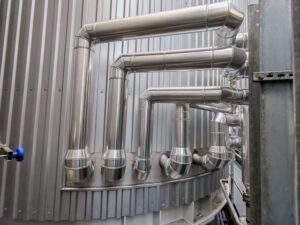Réalisation de travaux calorifuge réseau d'eau glacée dans une industrie agroalimentaire du Nord Pas-de-Calais 62