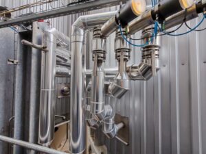 Chantier calorifugeage eau glacée chez un brasseur du Pas-de-Calais 62